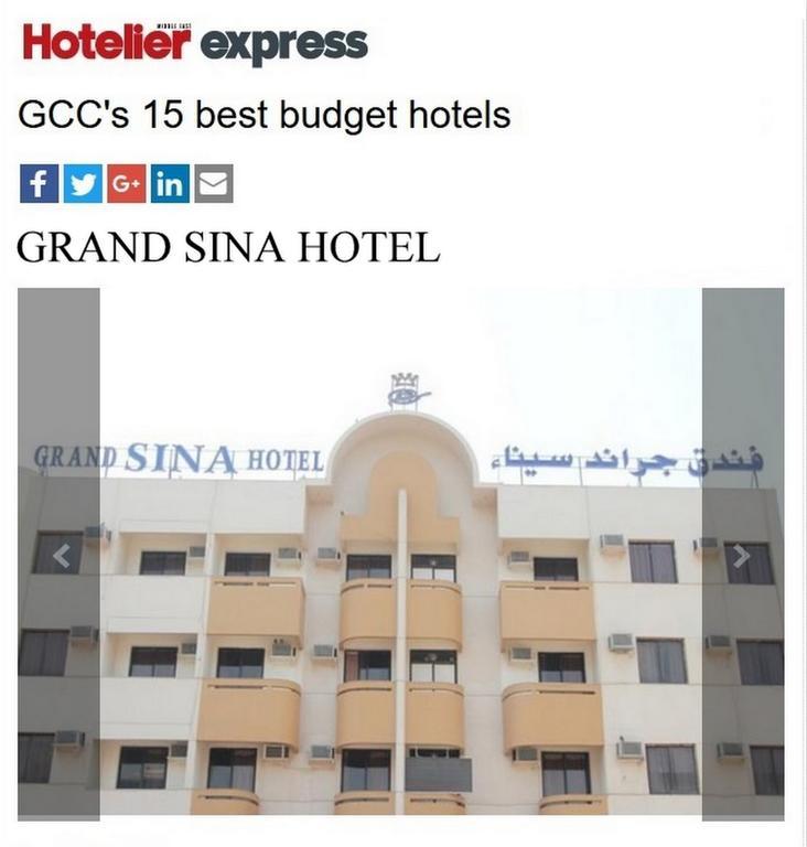 Grand Sina Hotel Dubai Exteriör bild